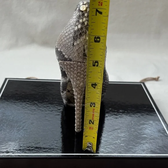 Stunning Cesare Paciotti Python Platform Heels - Picture 11 of 12